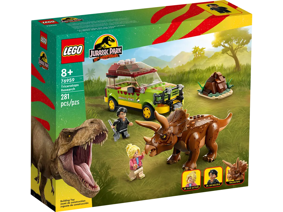 76959 LEGO Jurassic World Jurassic Park Triceratops Research