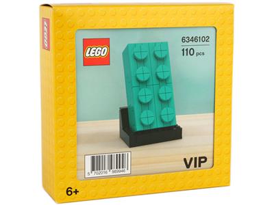 6346101 LEGO Buildable 2x4 Teal Brick