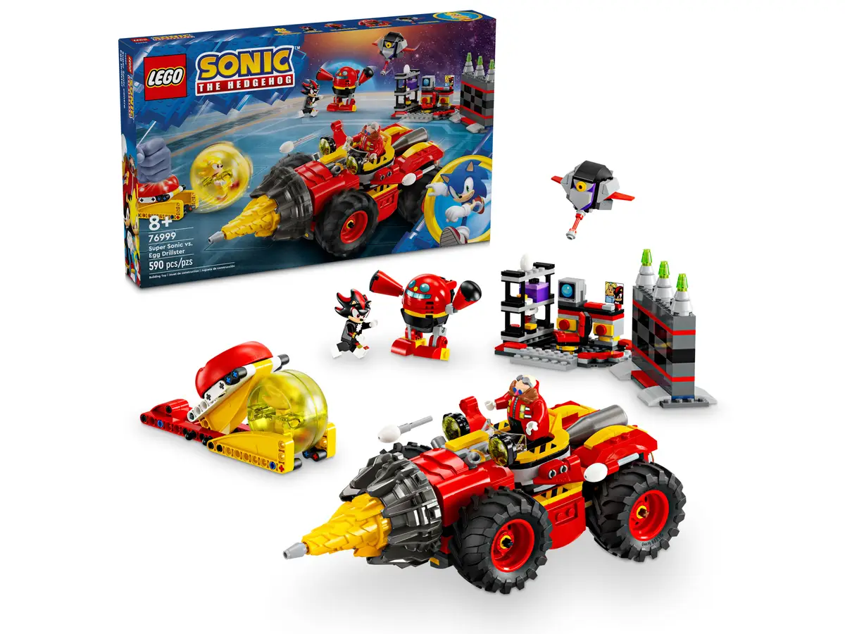 	 76999 LEGO Sonic the Hedgehog Super Sonic Vs. Egg Drillster
