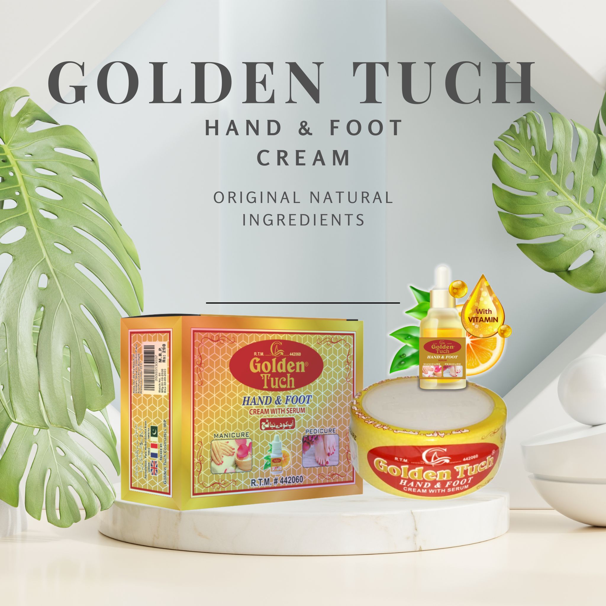 Golden Tuch Hand & Foot Cream