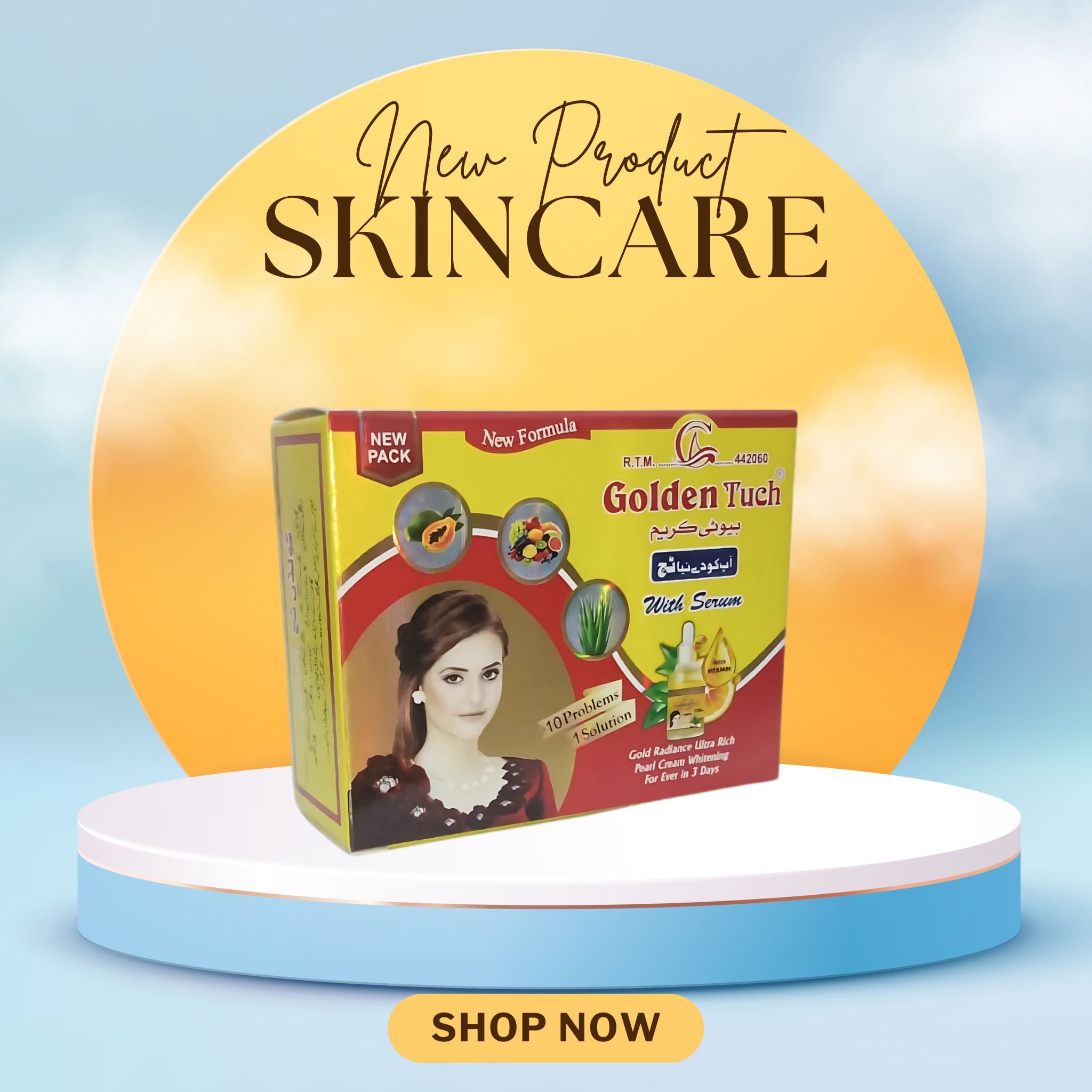 GoldenTuch Cream with Serum