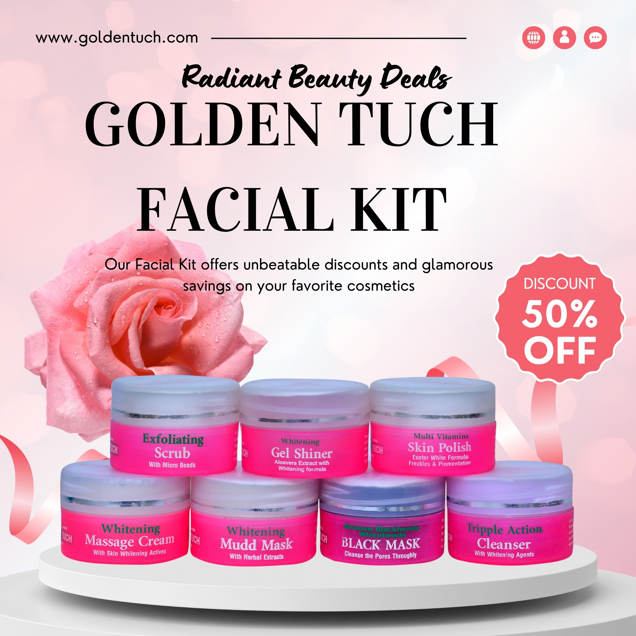 Golden Tuch Facial Kit