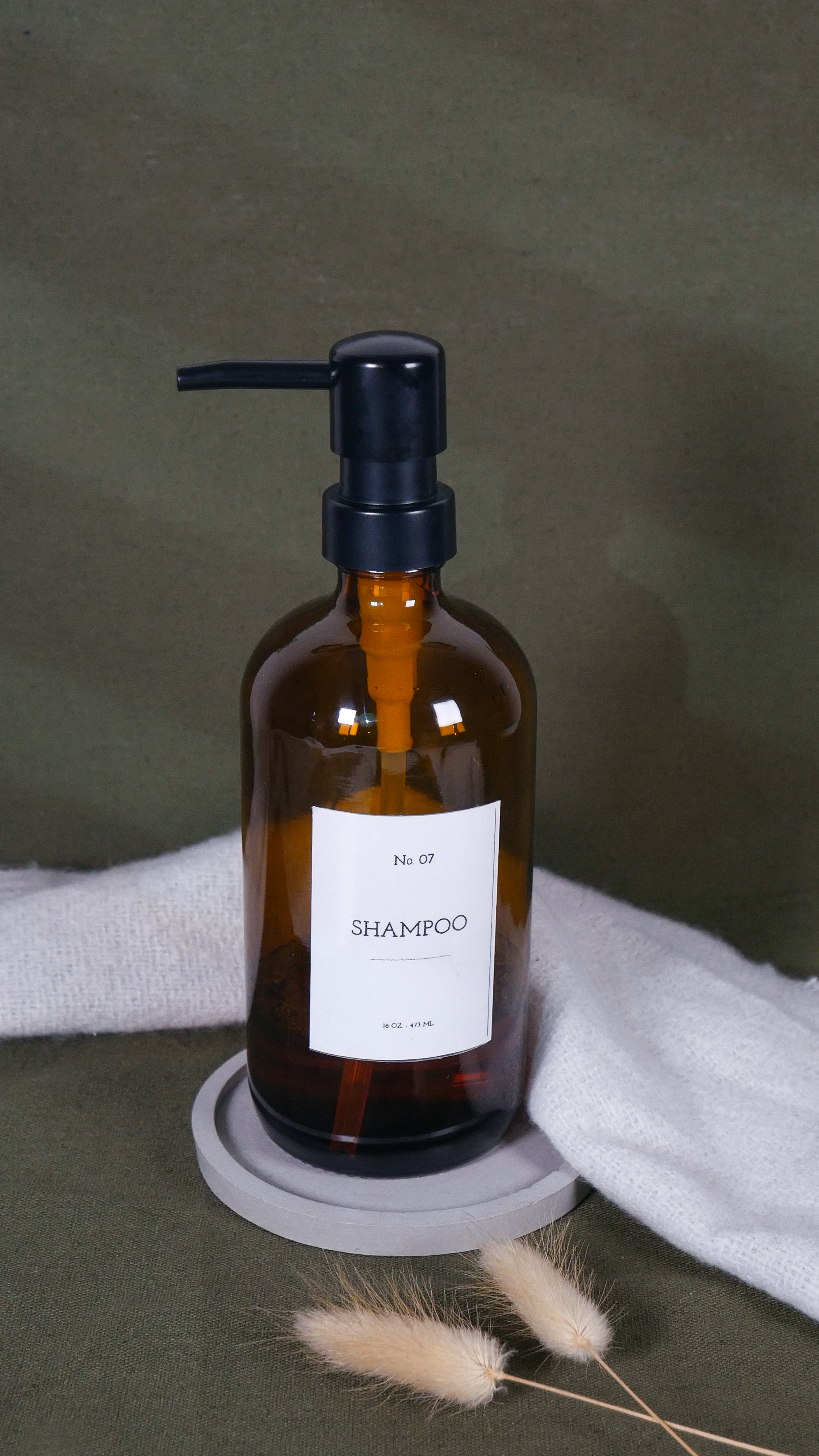 Tinted Glass Soap Pump