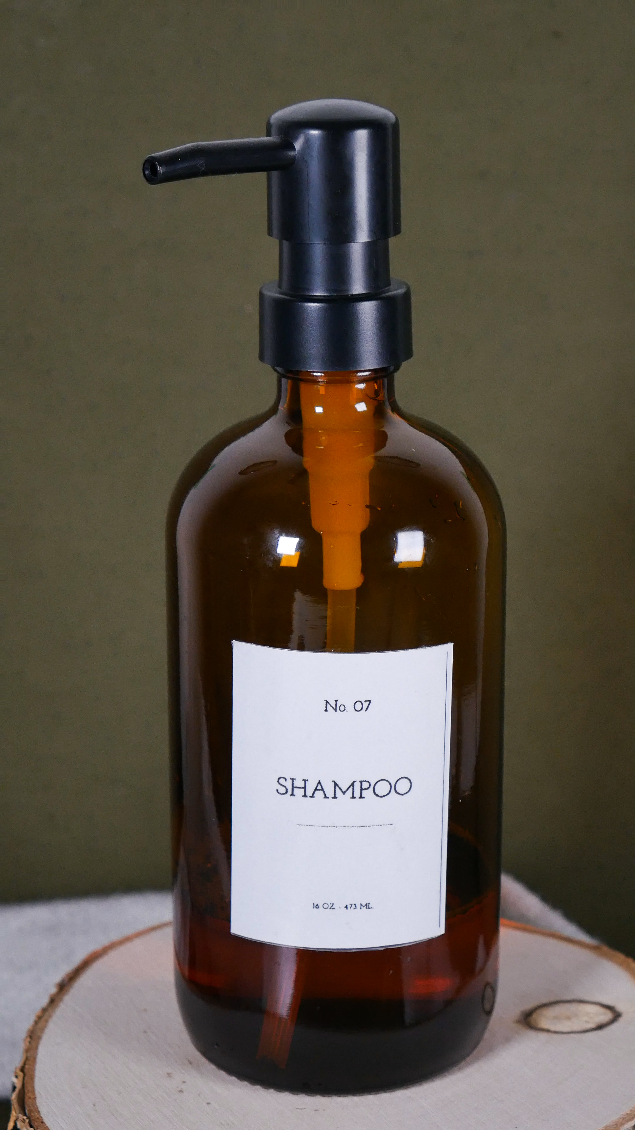 Tinted Glass Soap Pump