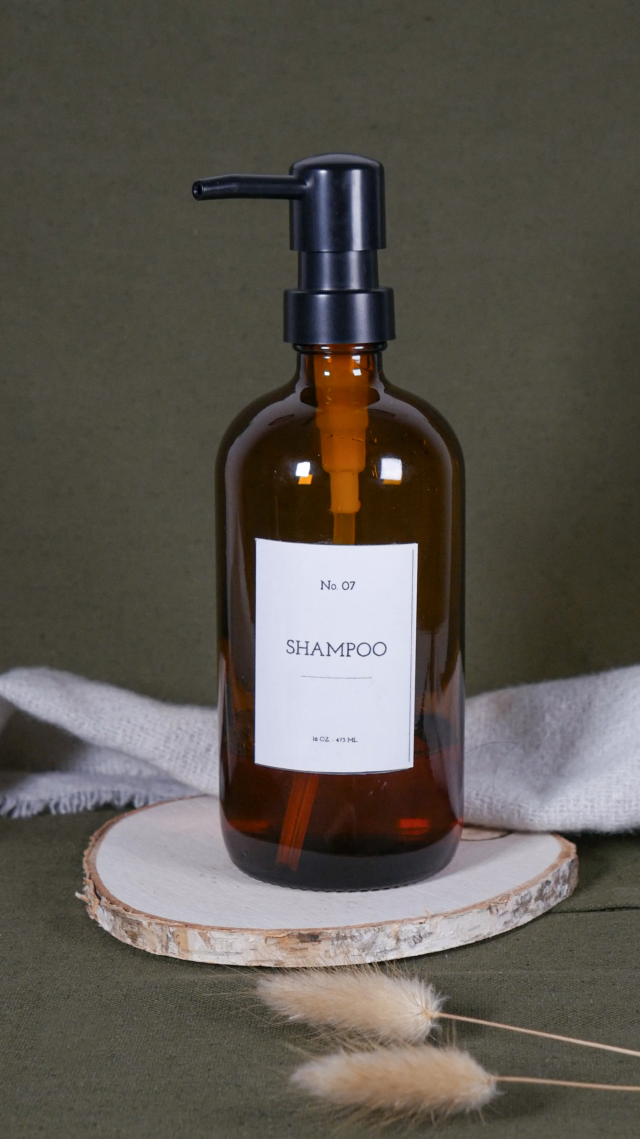 Tinted Glass Soap Pump