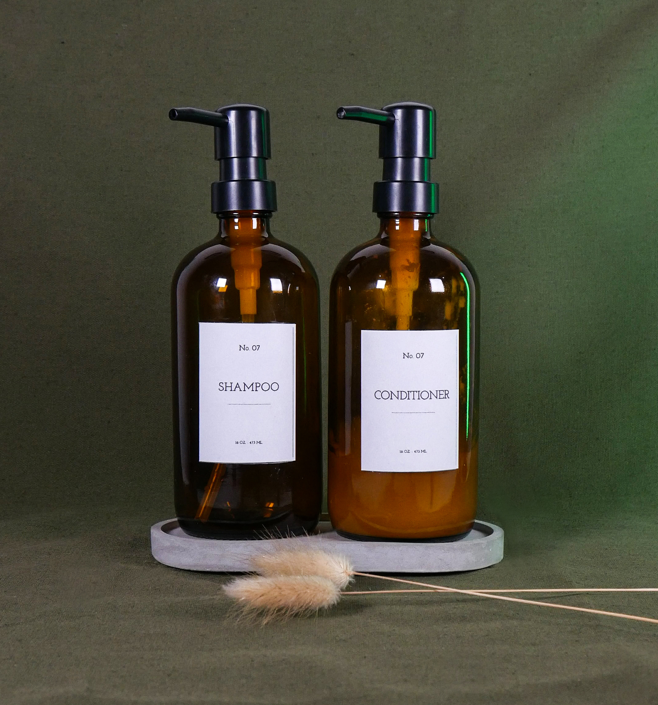 Tinted Glass Soap Pump