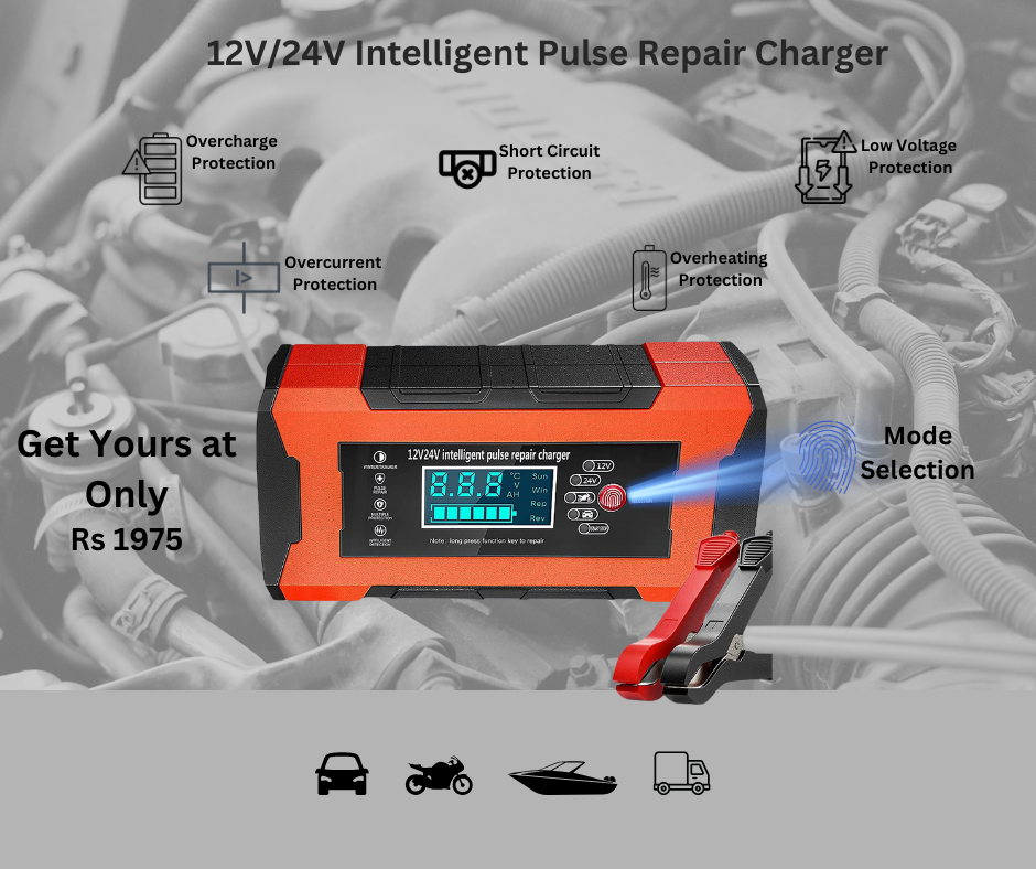 12V/24V Intelligent Pulse Repair Charger