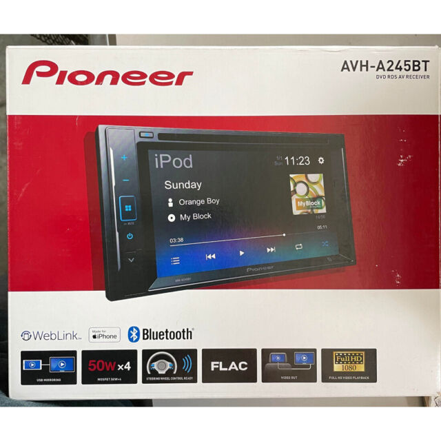 Pioneer AVH-A245BT DVD RDS AV Receiver