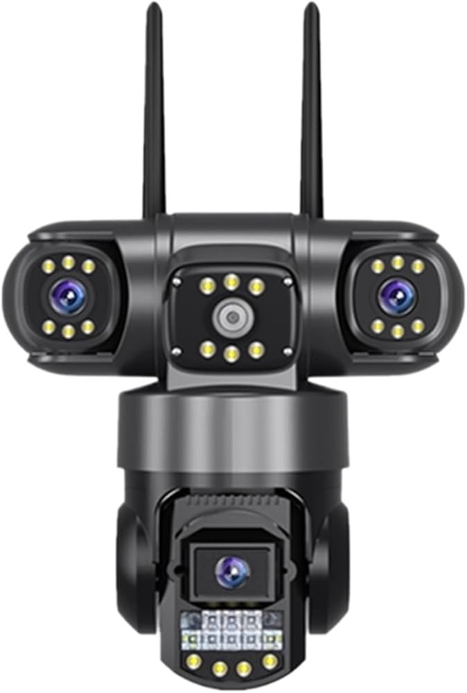 12MP 6K Lens IP Night Vision Outdoor 4G Camera 360