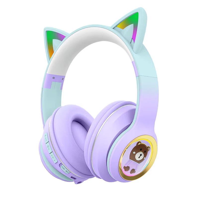 Wireless Headsets Wear Blue Tooth Gaming Headsets with High Volume Headset Factory