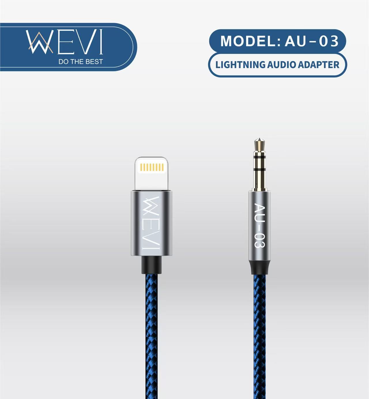 Wevi WV-CX10 Lightning to AUX Cable – 1 Meter