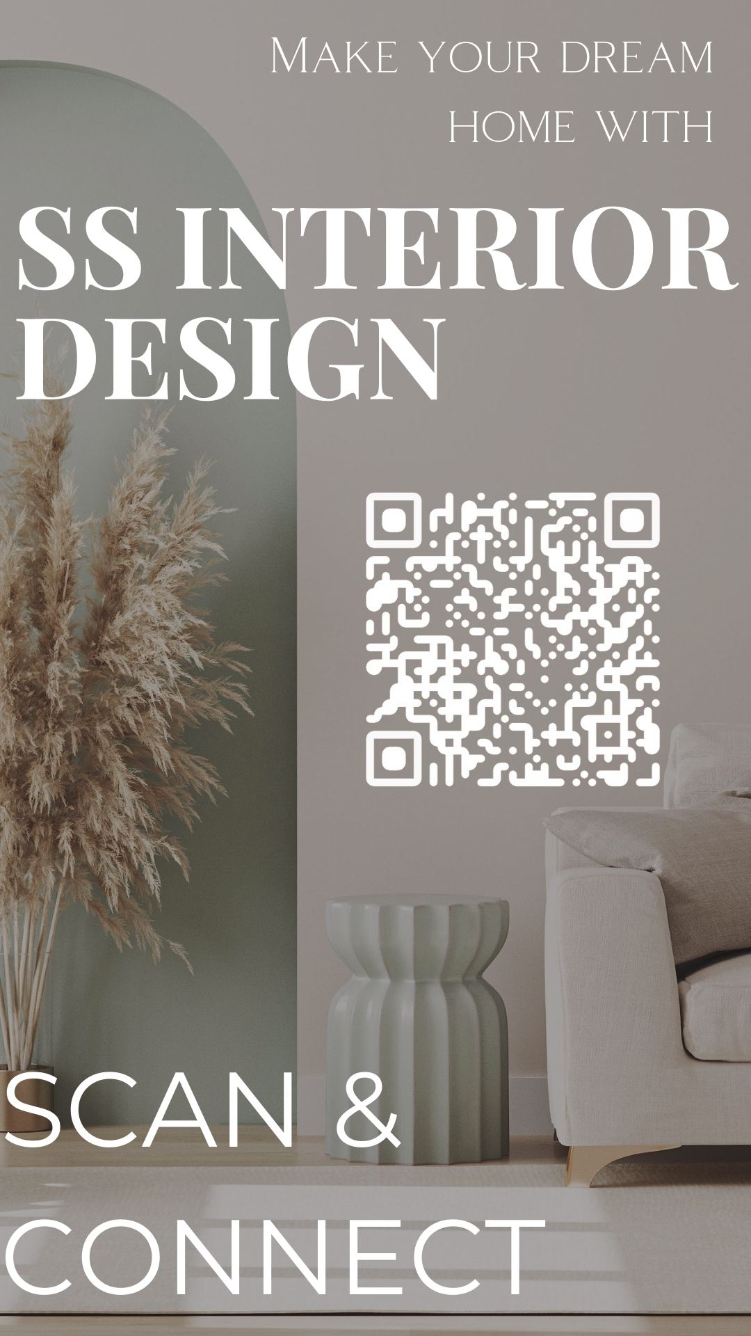 QR Code Interior Designer Profile – Showcase Designs, Portfolio & Services as a Mini Website