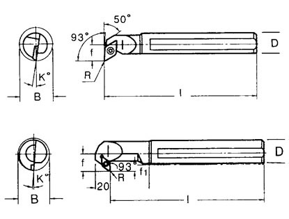 Boring Bars-SMALL SIZE S10M,12M,16Q,20R,25R SERIES