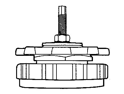 Machine shock absorber,mount SB-4,6,8,10 deluxe