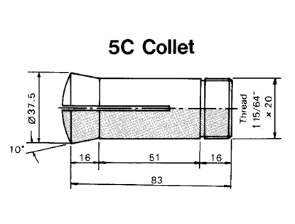5C & R8 Collet System 5C,R8,VE-SERIES 5C R8