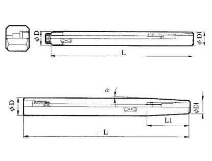 Cylindrical Shank Of DC Slim Chuck ST12,16,20,25-SERIES