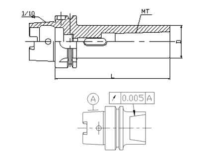 HSK-A63 Morse Taper Holders DIN 69892A, HSK-SERIES