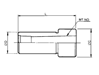 Morse Taper Adapter With Straight Shank VI-101~111,131~138