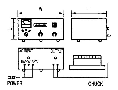 Chuck Controller For Rectify & Demagnetize, VCC-705,805A,815,820