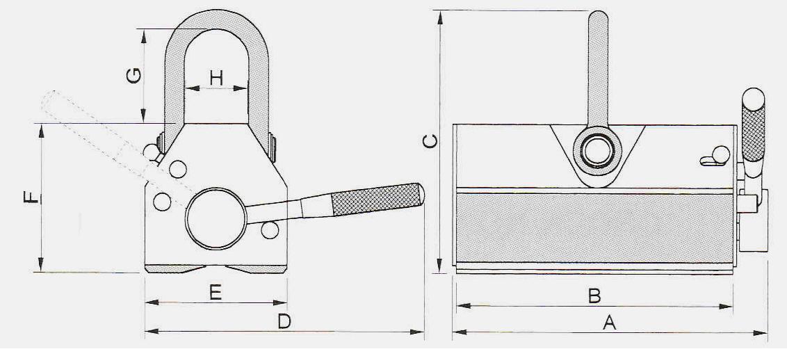 TOOL Permanent Magnetic lifter ONOFF Type VML-100~2000