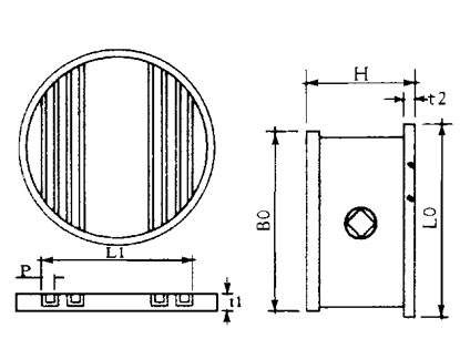 TOOL Round Type Magnetic Plate VGD-06,08,10,12