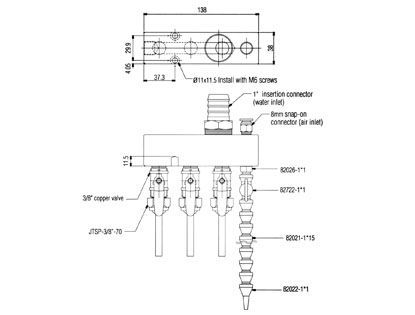 Total Flow Control Units With High Pressures Adjustable Nozzle VHK-483,VHK-484