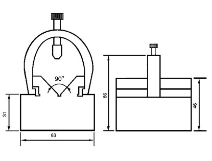 V-Block With Clamps VBC-195,196,197 V