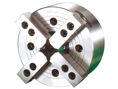 4 Jaw Wedge Type Through Hole Power Chuck,Without Adaptor