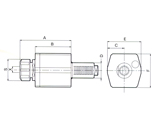 Axial Drilling And Milling Heads,TYPE DIN 5480 DA,TDA SERIES
