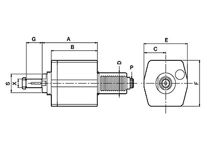 Axial Drilling And Milling Heads-For Baruffaldi Typ