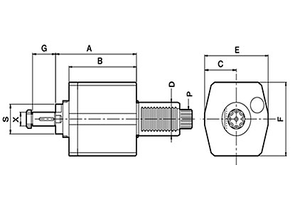 Axial Milling Heads,TYPE DIN 5482 DA SERIES