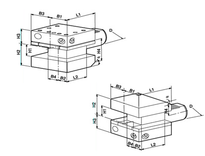 Combined Static Holders, TYPE D1 D2