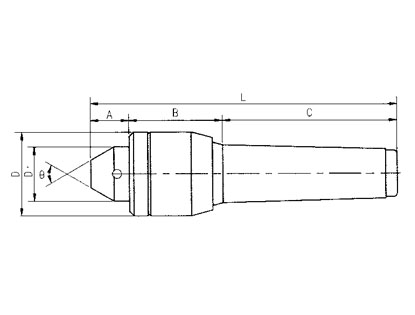 Inter-Changeable Points Live Center,LATHE,L I V E,VLC-312,313,314