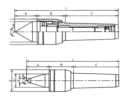 Live Lathe Center,LIVE CENTER,VLC-SERIES,C E N T E R,live center