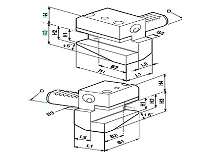 Radial Stacit Holders, TYPE B1 B2