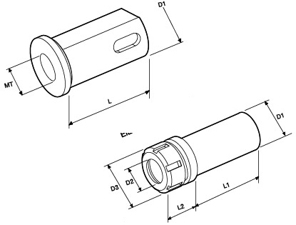 Reducing Sleeves, TYPE RS-MT TE