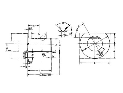 VDI Dimensional Specification of shank DIN69880 VD DIN 69880