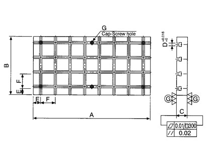 Base Plate Series-SUB TABLE(T-SLOT TYPE),TBP-SERIES