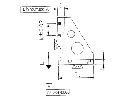 MC Angle Plate 90°,T-SLOT TYPE, BP22-SERIES,MC9