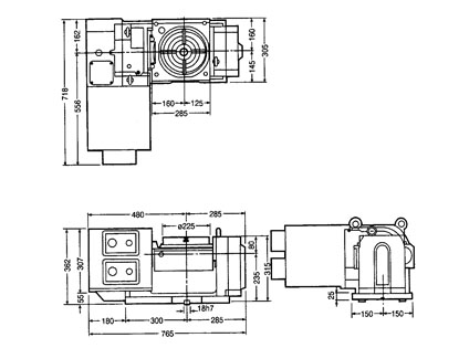 NC Tilting Rotary Table VTNC-201