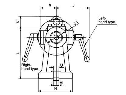 Tailstock For NC Rotary Table TS-135,160,210,255 NC