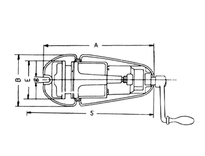 B Type Milling Vise VBV-4,VBV-5,VBV-6