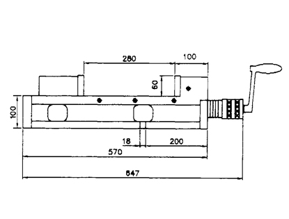 Convenience Hydraulic Machine Vise VCH-160