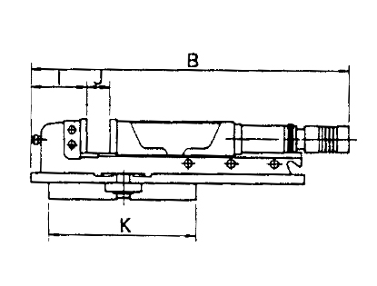 Hydraulic Machine Vise,VHO-5,6,8