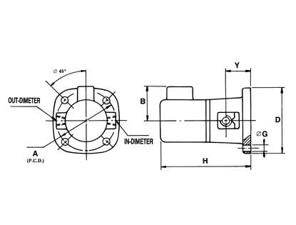 Self Priming Coolant Pump 18 HP. 14HP VWP-089,049