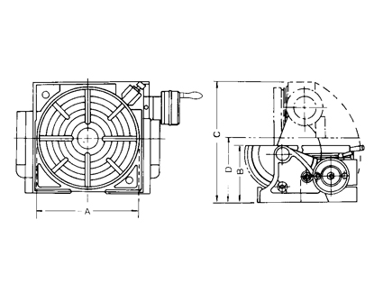 -Universal Tilting Rotary Table VU-300