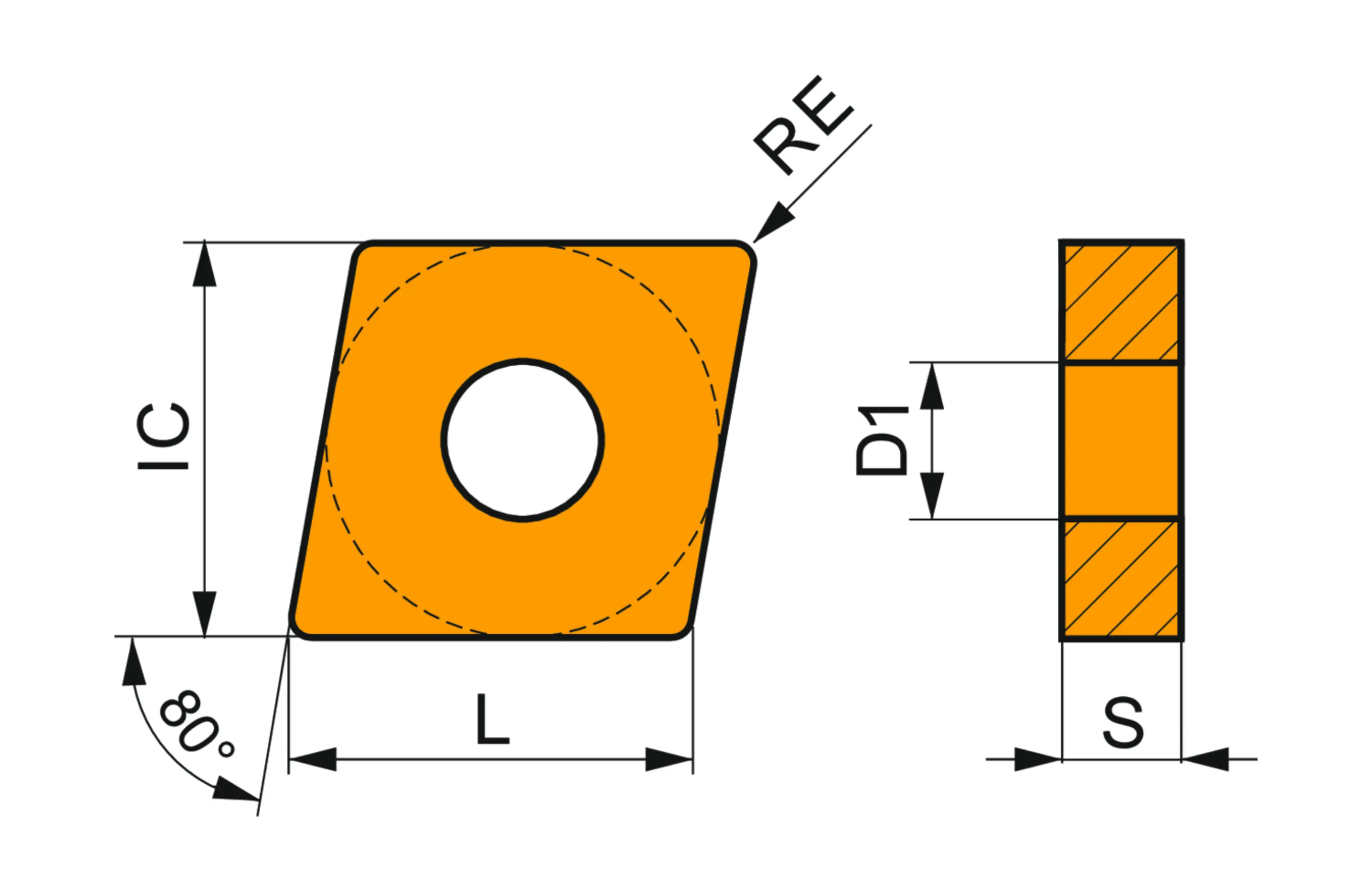 Turning Insert - Negative - CNMG 160608E-NMRT9325