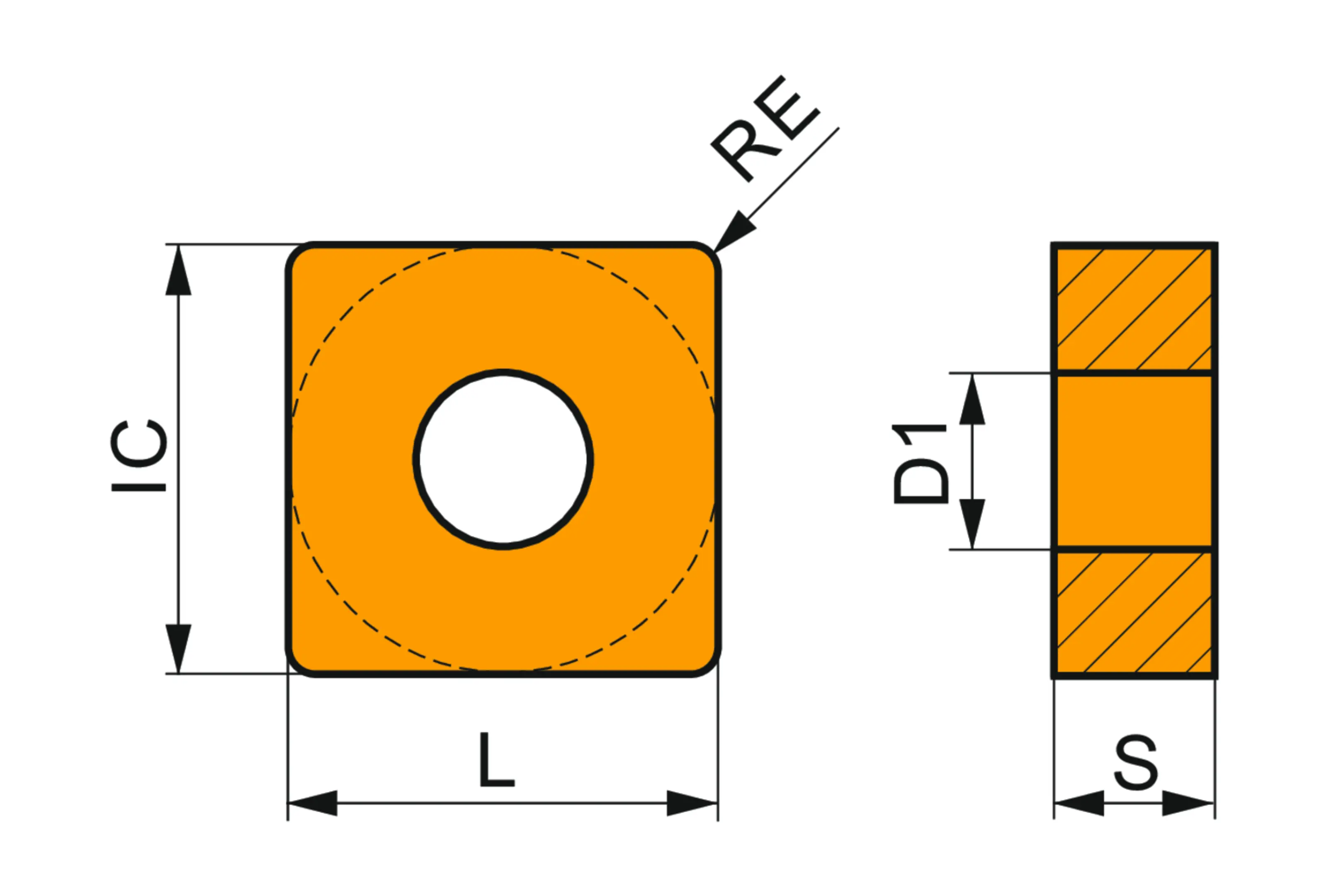 Turning Insert - Negative - SNMG 150612E-NMRT9325