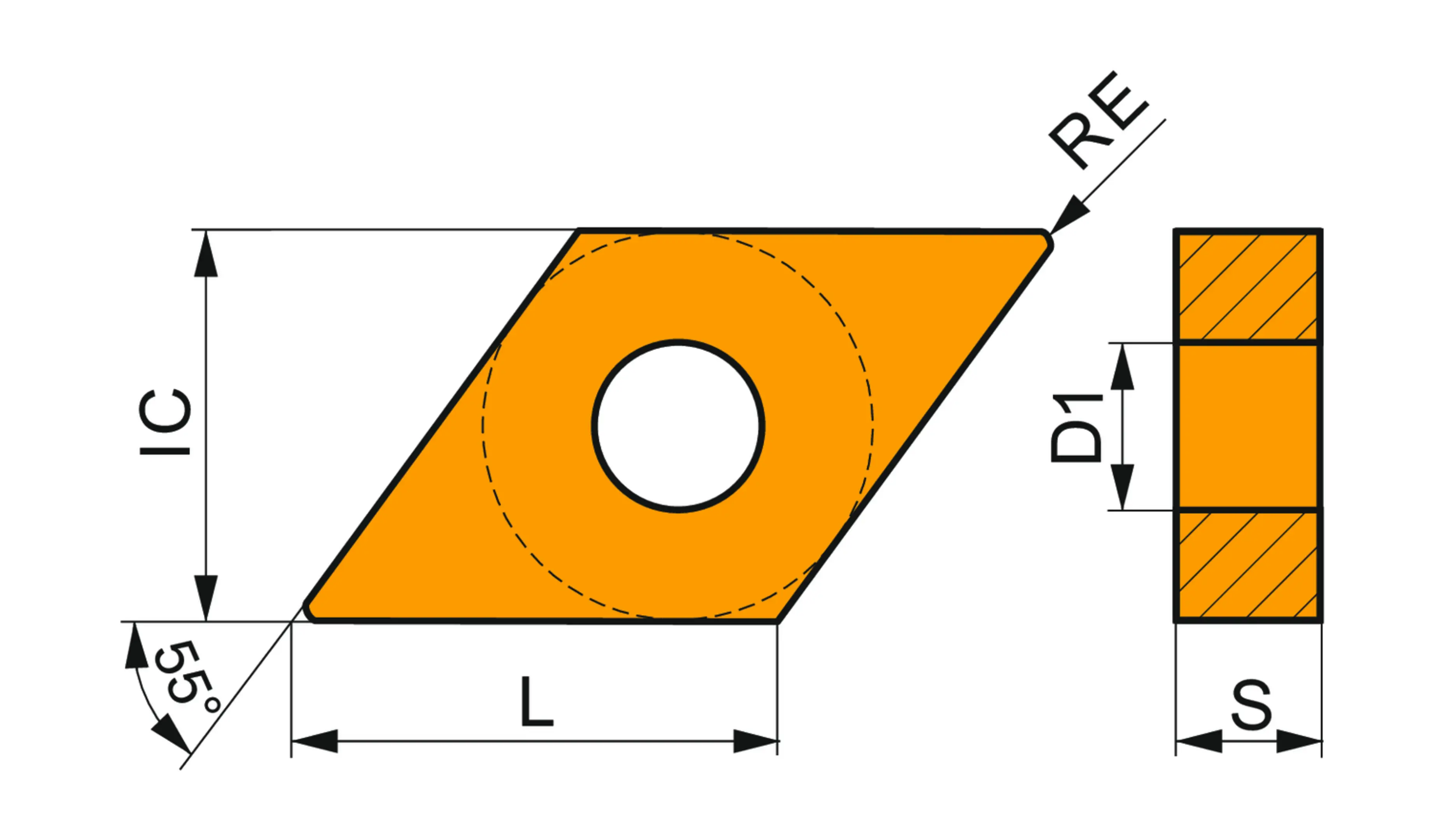 Turning Insert - Negative-DNMA 150408T5315