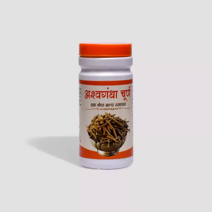 Hariom Ashwagandha Churna 85g – Natural Stress Relief, Strength & Immunity Booster